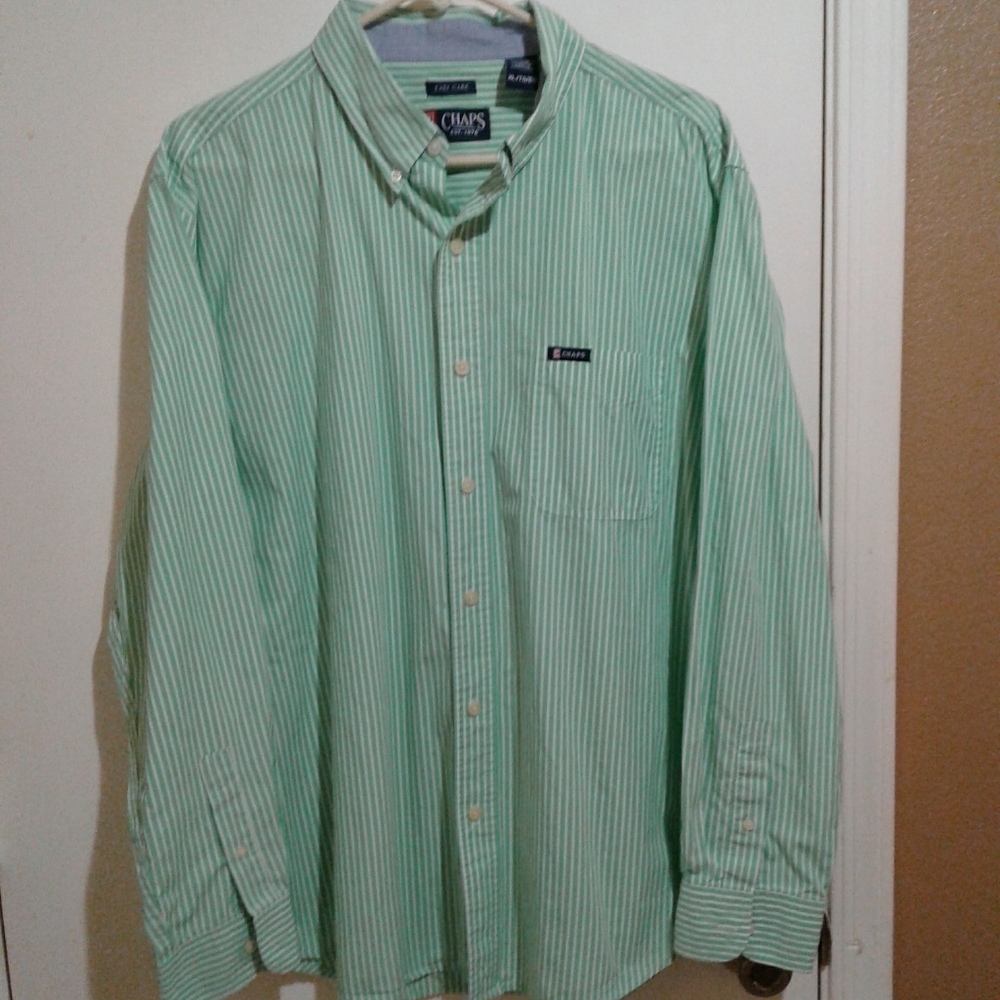 🌺 Mens Chaps Easy Care XL Button Down Shirt